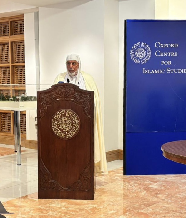 كلمة الشّيخ محمّد المأمون القاسميّ الحسنيّ، وزير الدّولة، عميد جامع الجزائر، بمناسبة إشرافه، مساء يوم الجمعة 26 ذي الحجّة 1447هـ، الموافق 12 جوان 2026م،
بمركز أوكسفورد للدّراسات الإسلاميّة بلندن، على مراسم توقيع اتّفاقيّة إنشاء برنامج